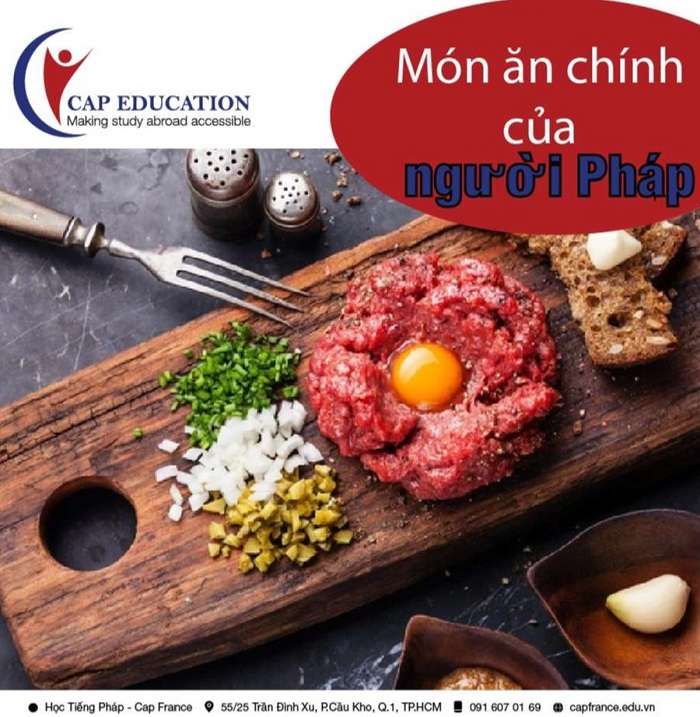 Hình ảnh minh họa Món ăn chính của người Pháp